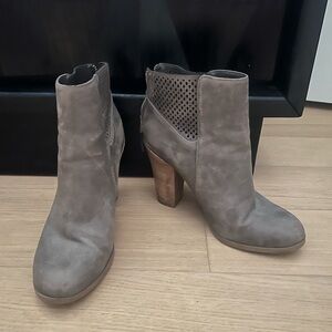 Gray Ankle Boots